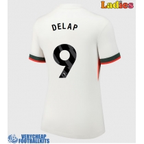 Chelsea Liam Delap #9 Replica Away Shirt Ladies 2025-26 Short Sleeve